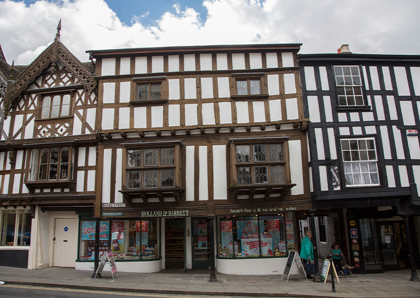 The beautiful town of Ludlow is full of history.